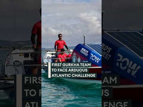 Gurkha Salty Sappers face tough Atlantic challenge