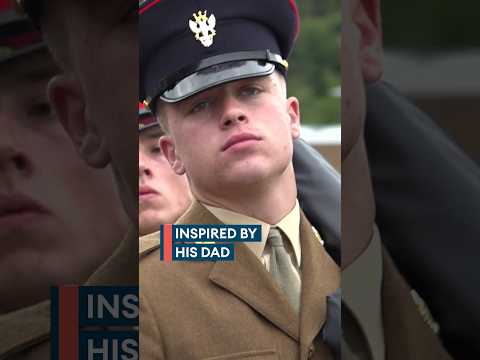 Army recruit inspired by father’s memory