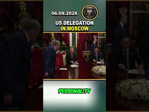 🤝 US DELEGATION MEETS PUTIN IN MOSCOW #russia #ukraine #putin