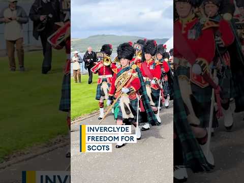 Royal Regiment of Scotland receives Freedom of Inverclyde