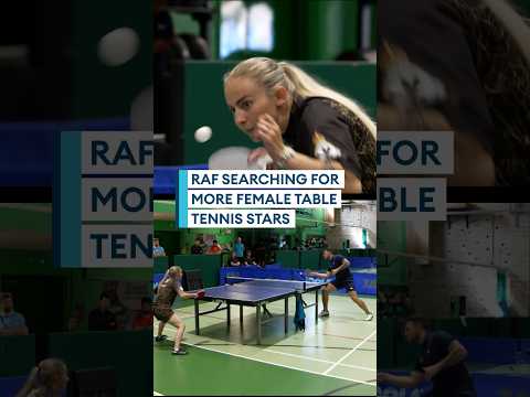 RAF hunts for hidden table tennis talent🏓