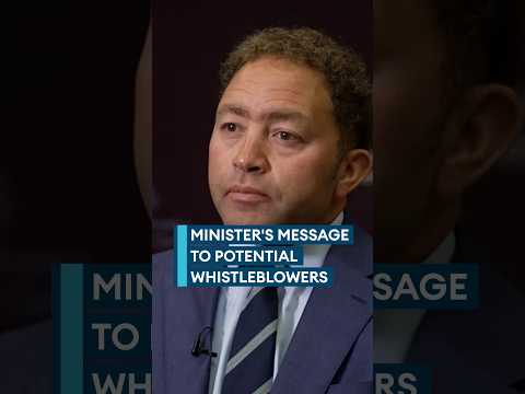 Whistleblowers should pick up the phone says Minister