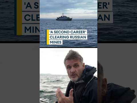 On board former UK ship preparing to clear Russian mines