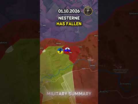 ⚔️NESTERNE, RUBLENE & VYSOKA YARUHA HAVE FALLEN 🔥 Military Summary 2026.10.01