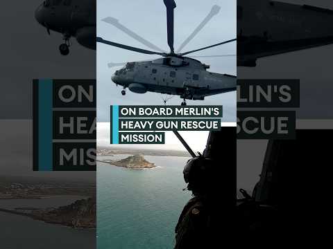 Gunpower meets Merlin airpower🚁