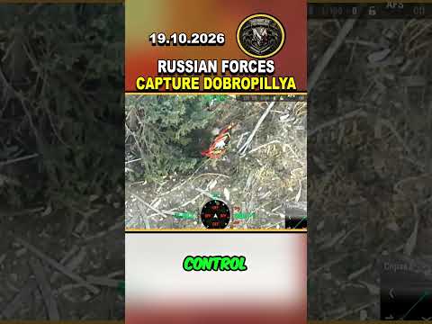 ⚠️ RUSSIAN VICTORY: RUSSIAN FLAG RAISED IN DOBROPILLYA #russia #ukraine #viral