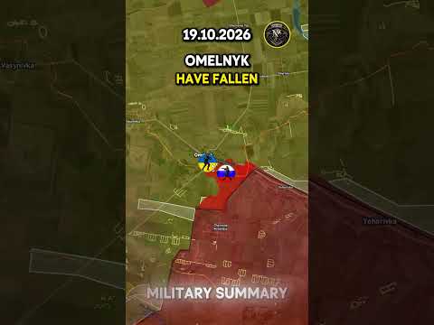 ⚔️OMELNYK HAS FALLEN 🔥 Military Summary 2026.10.19
