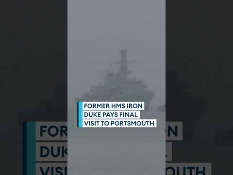 British farewell for ex-HMS Iron Duke⚓