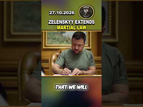 🚨 UKRAINE: ZELENSKYY SUBMITS BILLS TO EXTEND MARTIAL LAW AND MOBILIZATION #russia #ukraine