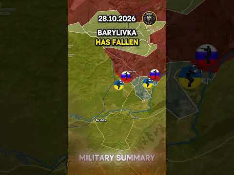 ⚔️ALISIVKA & BARYLIVKA HAVE FALLEN 🔥 Military Summary 2026.10.28