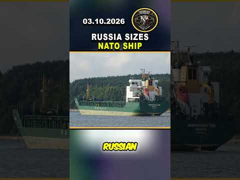 🚨 BALTIC TENSIONS: RUSSIA DETAINS NATO SHIP! #russia #ukraine #viral