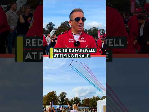Red Arrows’ leader bids farewell✈️