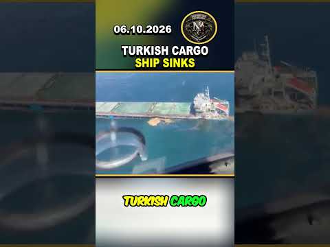 💥 BLACK SEA DISASTER: TURKISH GRAIN SHIP SINKS AFTER DRONE ATTACK #russia #ukraine #viral